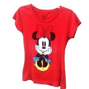 Girls Disney Red Minnie Mouse Top